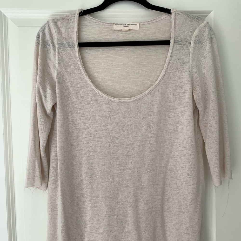 Urban outfitters quarter sleeve top